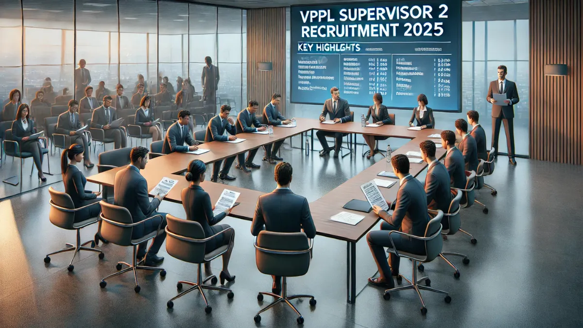 VPPL Supervisor 2 Recruitment